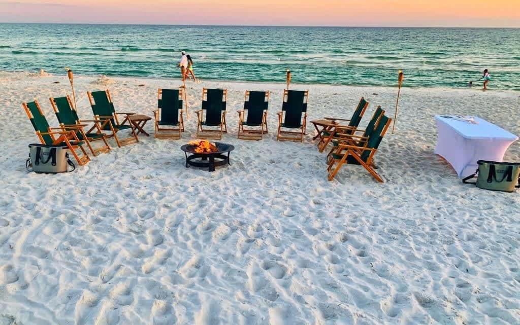 The Birdhouse In Luxury Watercolor Brand New 6 Seat Golf Cart Villa Santa Rosa Beach Exteriör bild