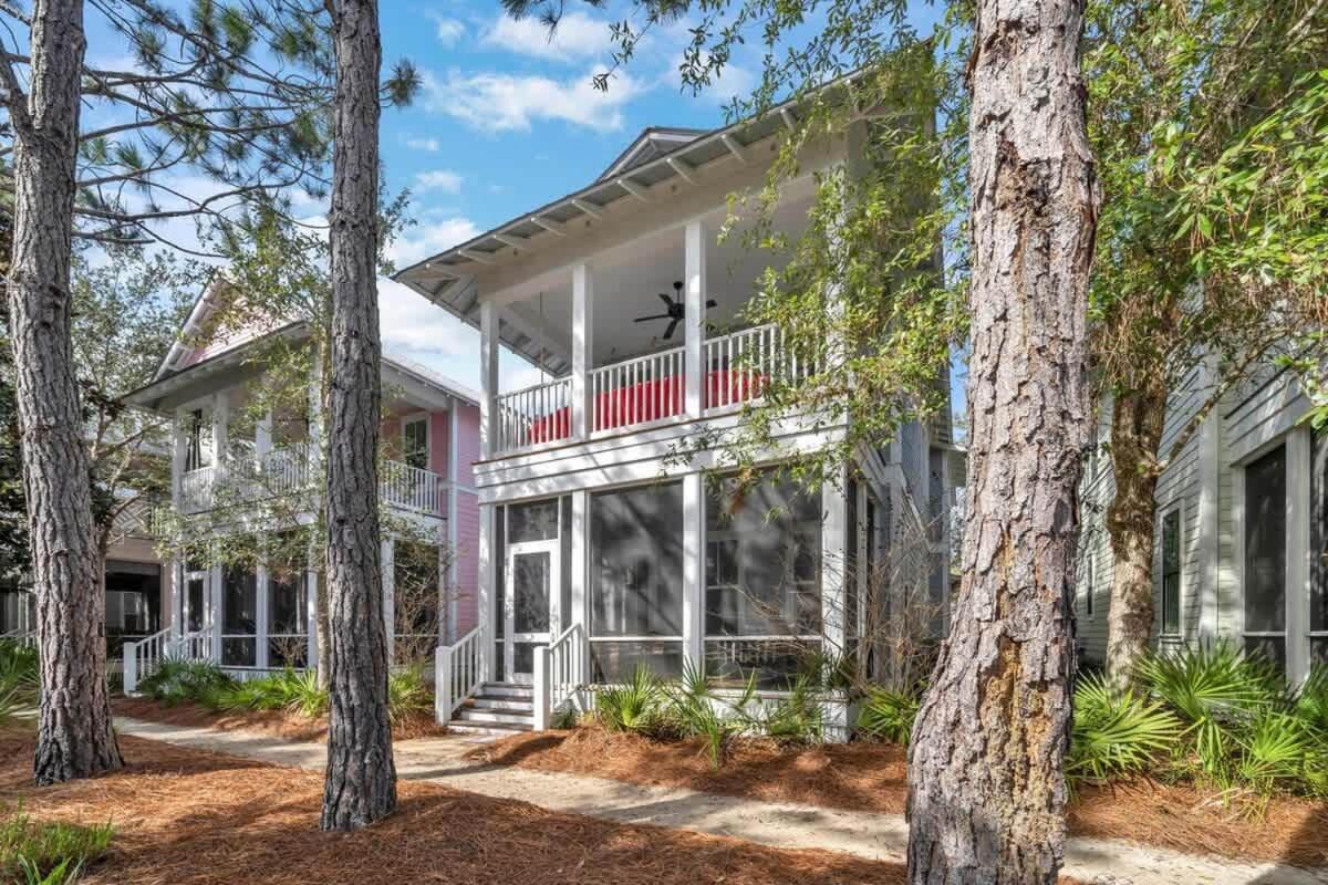 The Birdhouse In Luxury Watercolor Brand New 6 Seat Golf Cart Villa Santa Rosa Beach Exteriör bild
