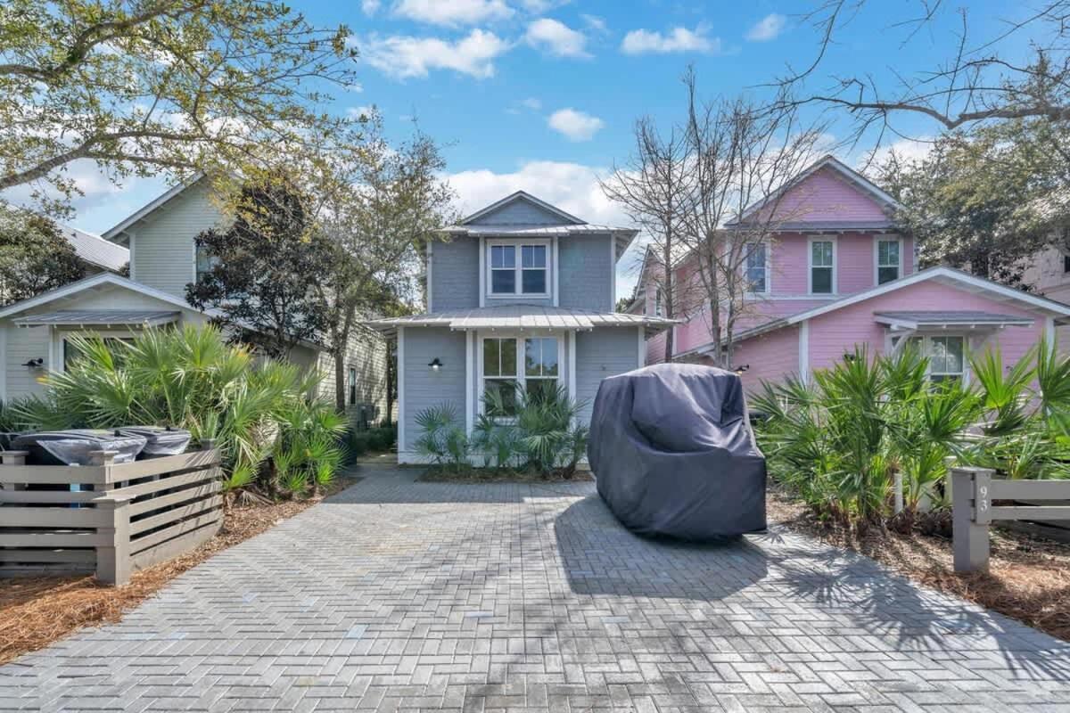 The Birdhouse In Luxury Watercolor Brand New 6 Seat Golf Cart Villa Santa Rosa Beach Exteriör bild